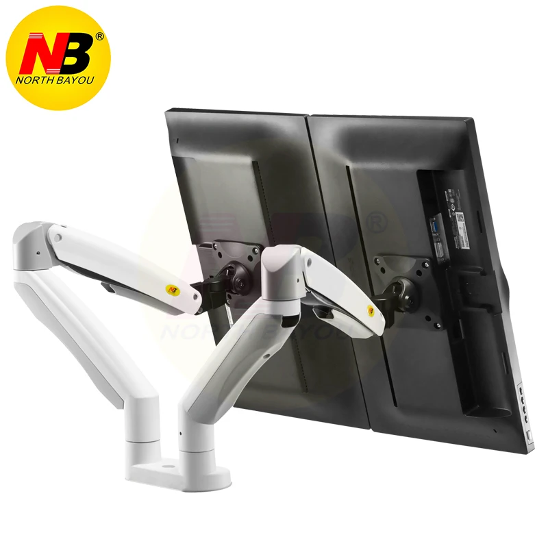 Держатель для монитора из алюминиевого сплава 22 32 дюйма 2 порта USB 3 12 кг|monitor holder