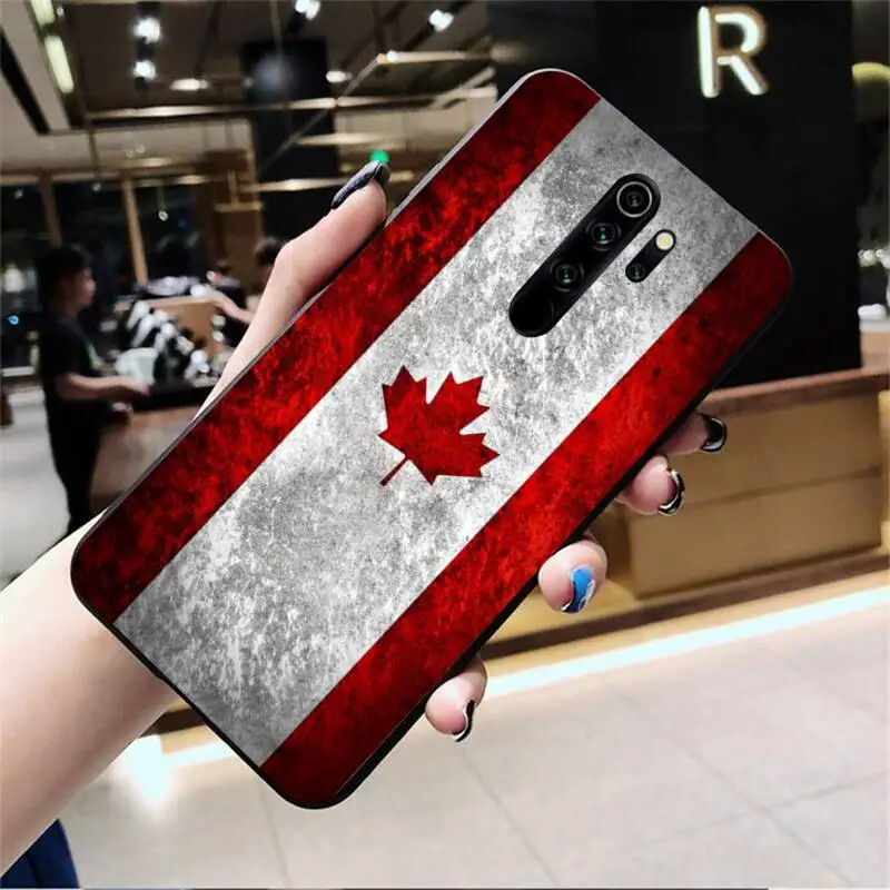 Канадский флаг красный клен Bling Cute чехол для телефона Redmi Note 8 8A 8T 7 6 6A 5 5A 4 4X 4A Go Pro |