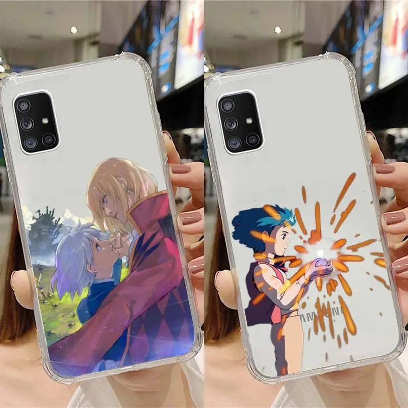 

Howl's Moving Castle Phone Case Transparent For Samsung Note A 7 8 9 10 20 50 51 71 90 20 11 81 e LITE Ultra PRO