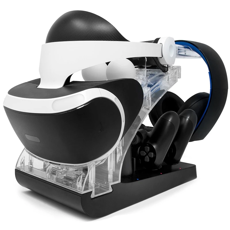 Для PS VR Holder PS4 Handle Double Charger s Move многофункциональное базовое PS3 Fixed Charger(EU Plug |
