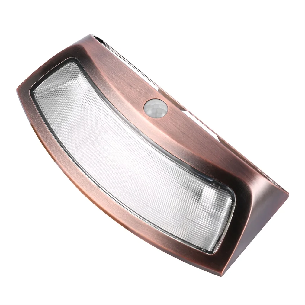 2 шт. тела PIR датчик Сенсор Солнечный Мощность светильник Открытый улыбающиеся