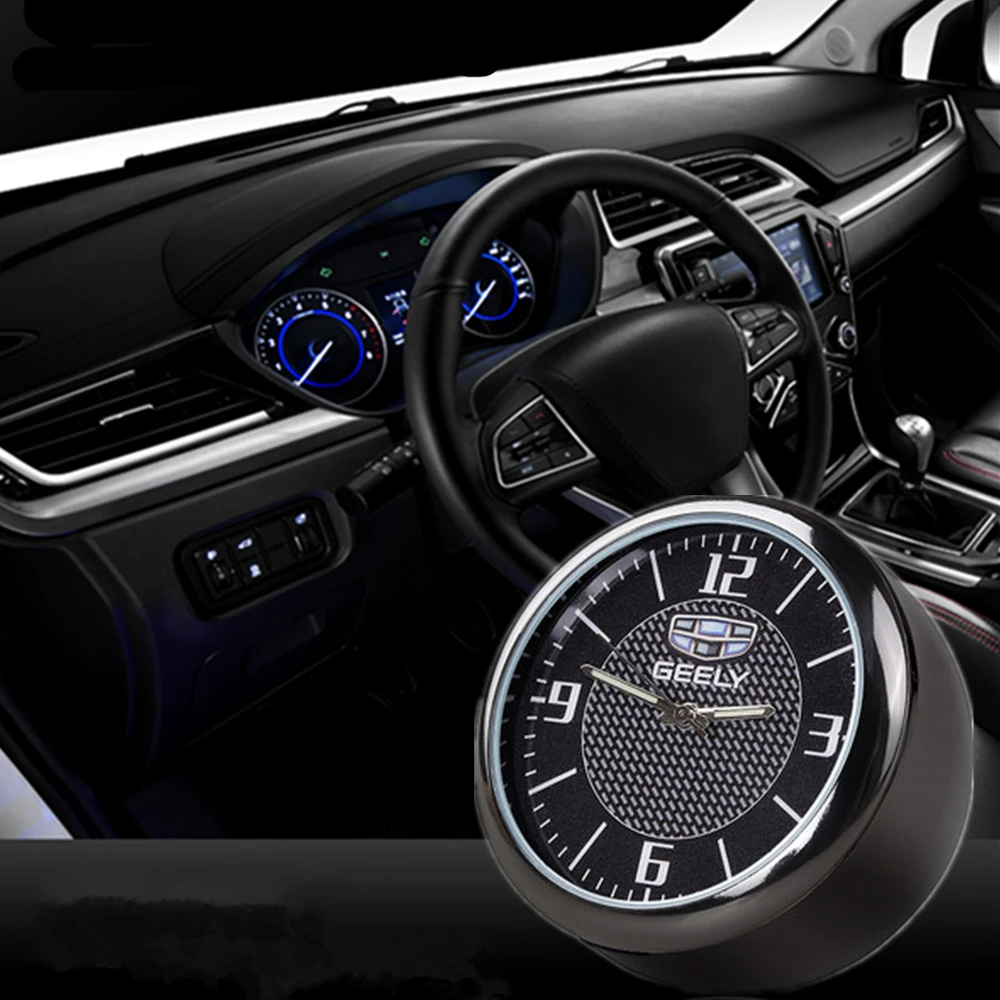 Автомобильные часы с цифрами для Geely Coolray SX11 Atlas GC4 GC5 GS GL Emgrand EC7 X7 MK Tugella Panda CK