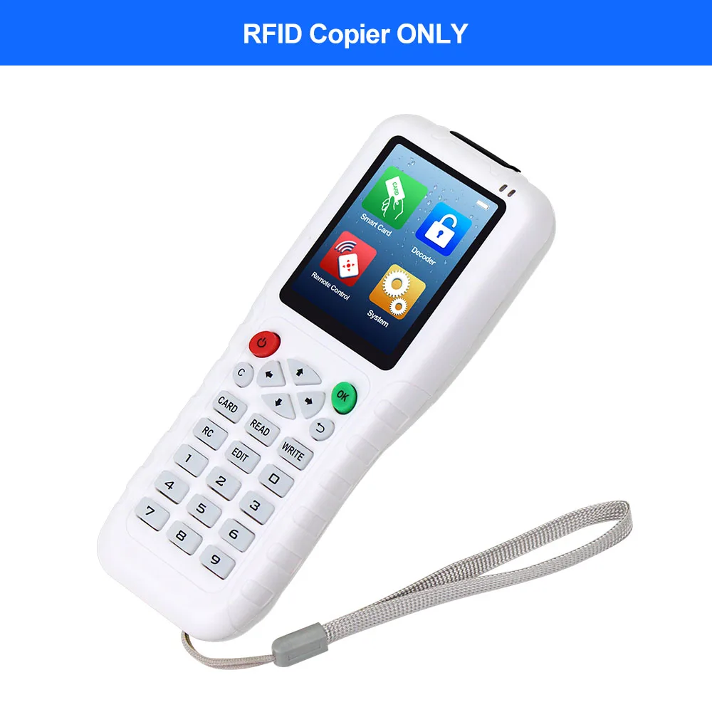 Only Copier RFID Дубликатор 13,56 IC/ID Считыватель Карт Писатель Cloner 125 кГц программист копир многочастотный T5577 перезаписываемый Универсальный идентификатор брелок USB - Цвет: Only Copier