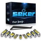 Seker Canbus для Jeep Grand Cherokee ZJ WJ WK WK2 Wrangler JK TJ YJ Cherokee Liberty Commander Compass Patriot автомобильный внутренний светодиодный