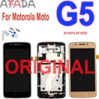 ЖК-дисплей 5,0 ''для Motorola Moto G5, сенсорный экран, дигитайзер в сборе с рамкой для замены для Moto G5 XT1672 XT1676 XT1670