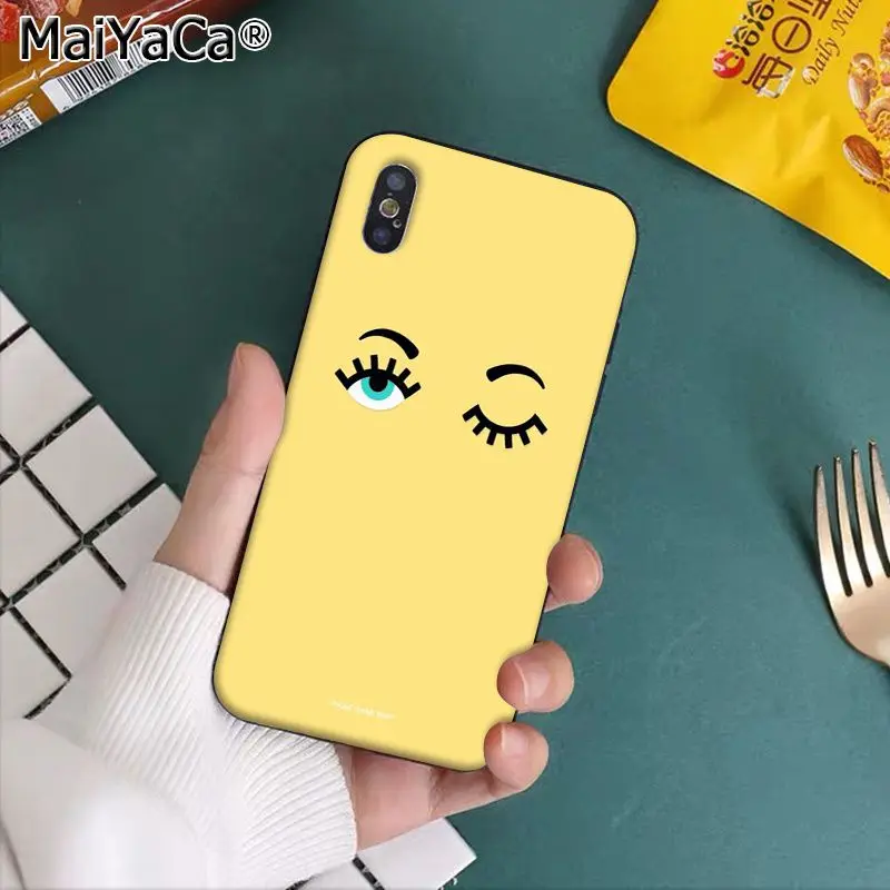 MaiYaCa большие ресницы Coque Shell чехол для телефона Apple iphone 11 pro 8 7 66S Plus X XS MAX 5s SE XR чехлы