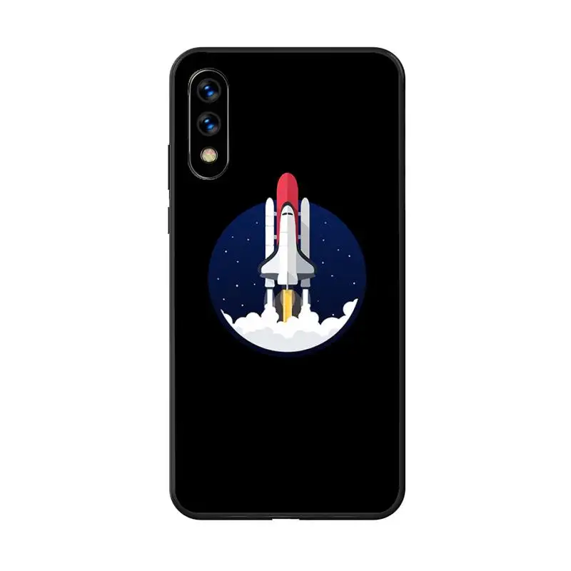 

Rocket Lift Off Phone Case For Huawei Nova 2 I Plus 3 I E 4 E 5 I Pro 6 SE 6 5G Cove Fundas Case