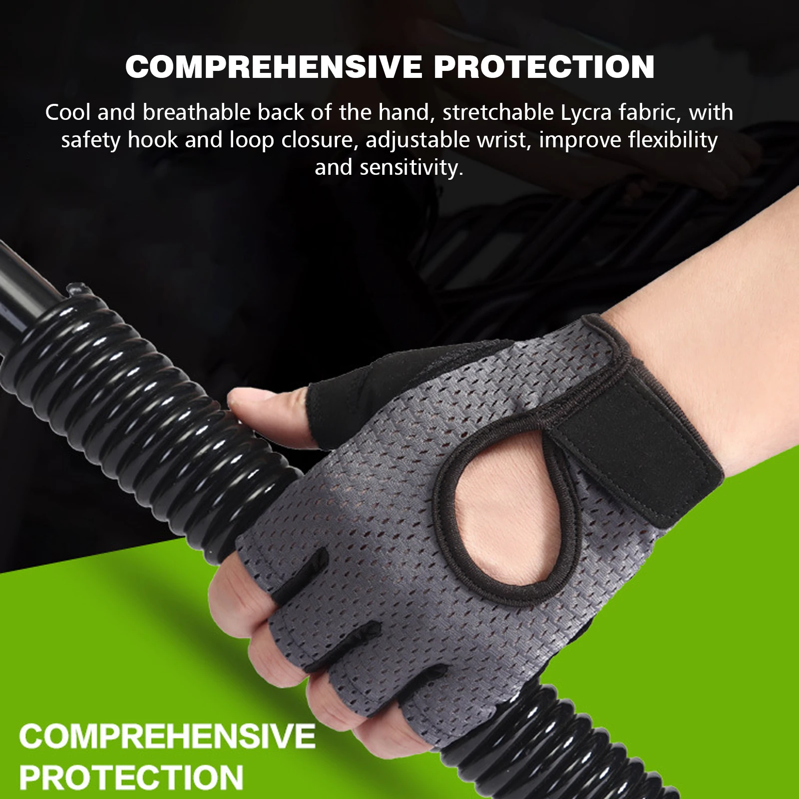 

Bicycle Gloves Mountain Bike Gloves Non-slip Shock-absorbing Padding Breathable Half-finger Short Sports Gloves Accessories