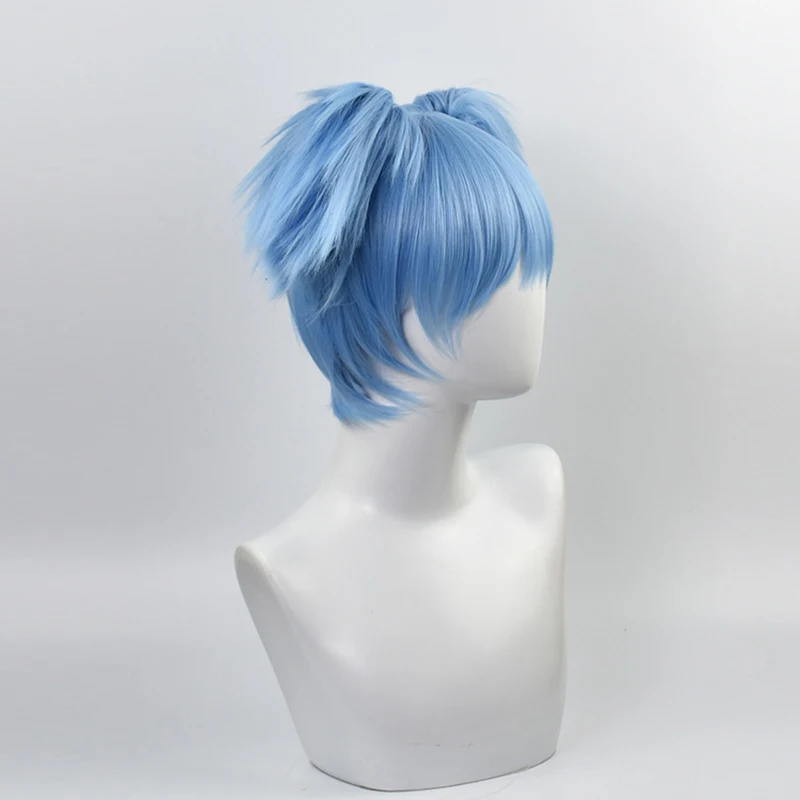 HAIRJOY синтетические волосы красный розовый синий Косплей парики костюм парик с 2 съемными хвостиками доступны 3 цвета