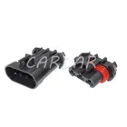 1 комплект, 3 контакта, 12124685, 15358681, водонепроницаемый автомобильный кулер, разъем вентилятора, автомобильный разъем для BUICK Haval H3