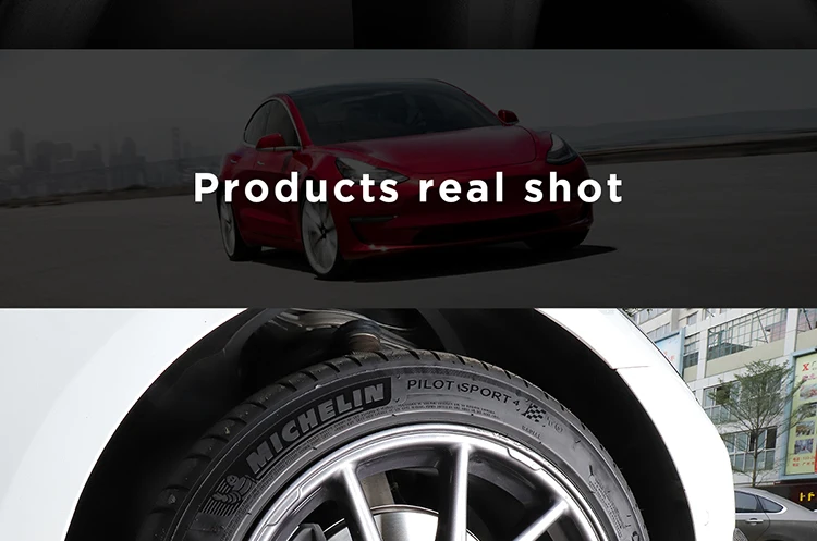 LUCKEASY для Tesla модель 3- Aero комплект колпачков для колес комплект центральной крышки и колпачок гайки колеса 20шт(зеркальный раздел