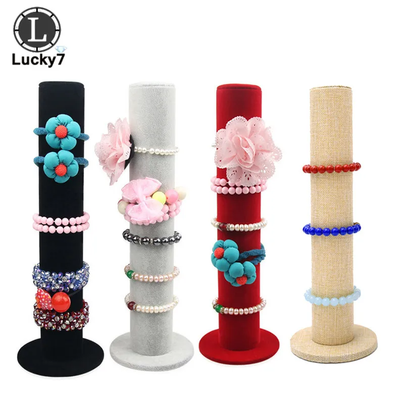 

High Quality Bracelet Hair Accessory Storage Rack Vertical Jewelry Bracelet Bangle Display Organizer Holder Bar Stand