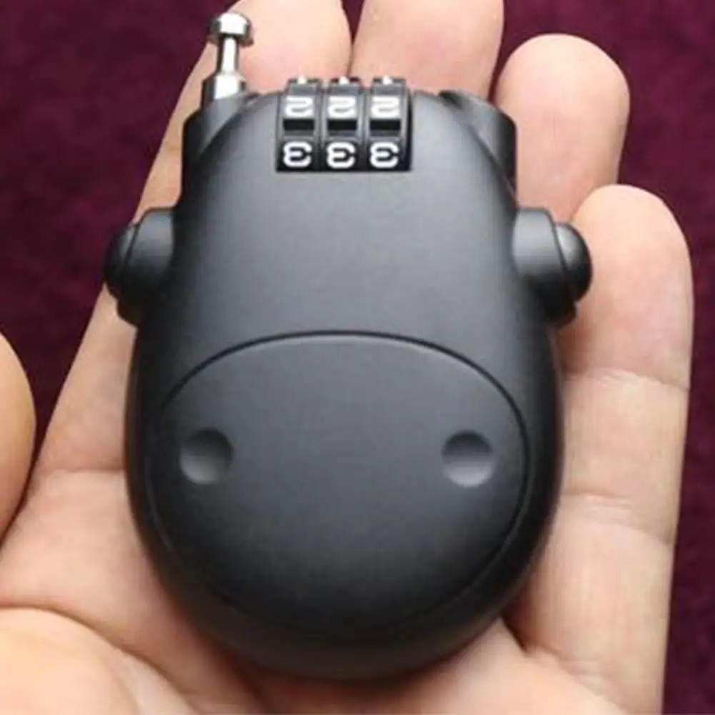 Телескопический трос стальной Кабель кодовый замок чемодан автомобильные сани