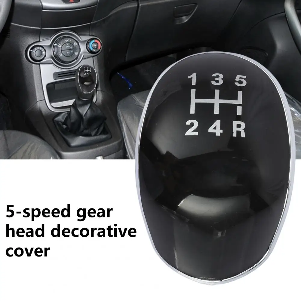Car Gear Shift Knob Cover Professional Anti-scratch Black 5 Speed Lever Cap for Ford Focus Fiesta Auto Accessories | Автомобили и