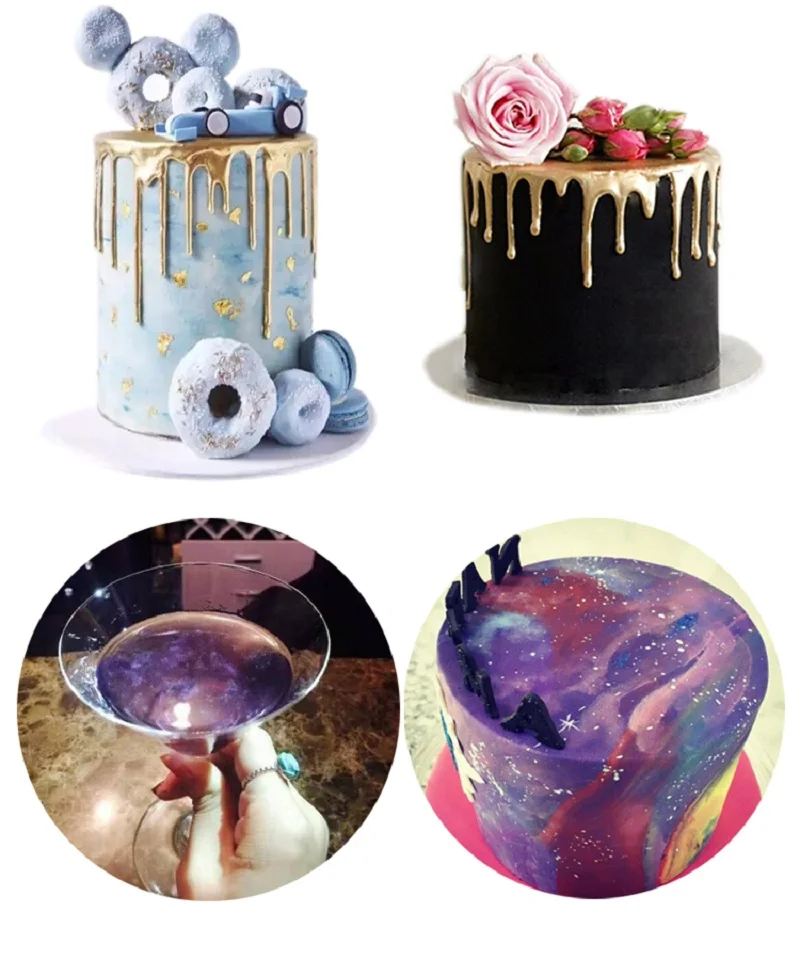 

Gold Edible Food Powder Coloring Dust for Baking Ingredients Cake Decoration Fondant Ice-cream Chocolate Gold Edible Pigment 10G