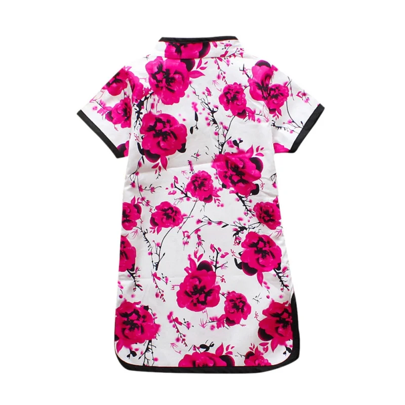 Платье Чонсам в китайском стиле детское Новогоднее приталенное платье принцессы