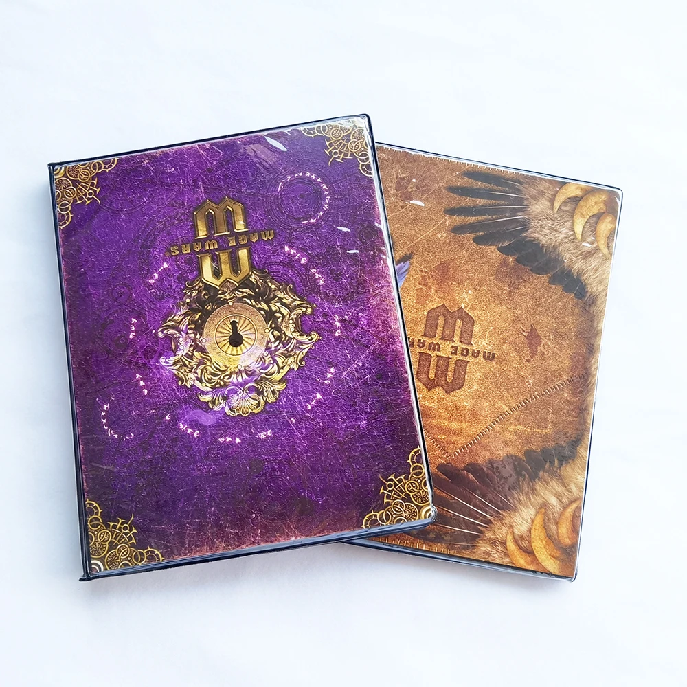 Книга для MGT-карт с рисунками из волшебных войн шоколадных и фиолетовых цветов 4