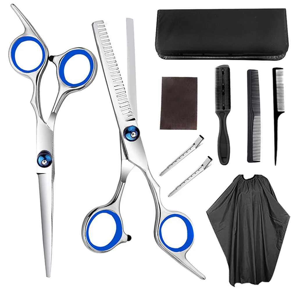 

Hair Cutting Thinning Scissors Barbers Shears Stainless Steel Hairdressing Set for Men Women Kids Salon SMJGood