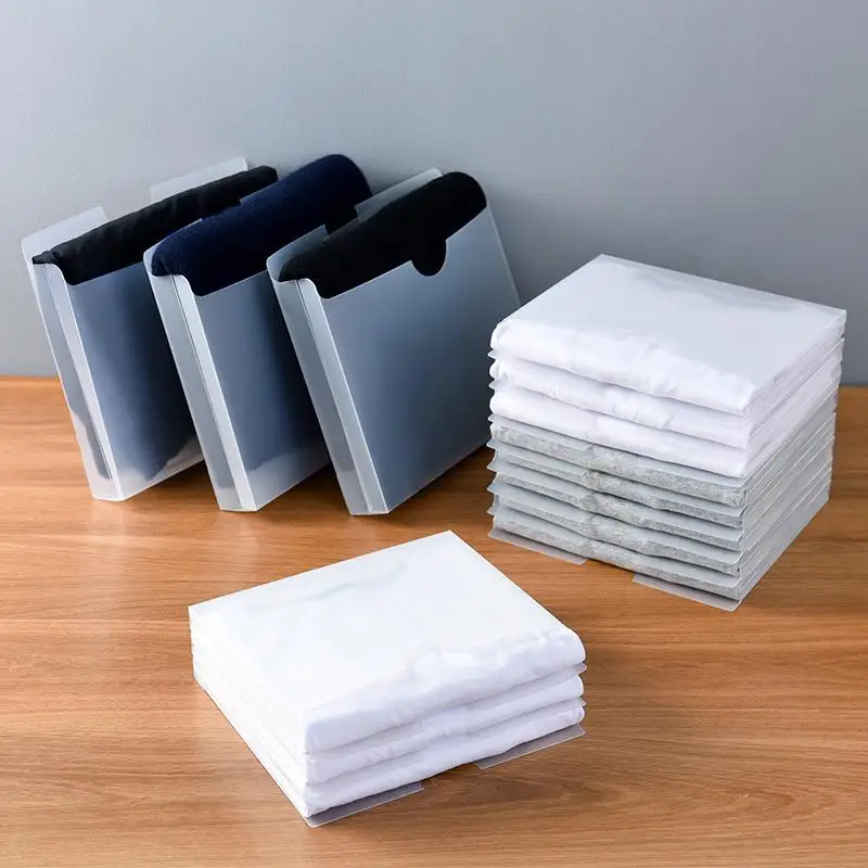 

Practical Quick Lazy Folding Board Clothing Dust-proof Storage Artifact Clothes Pegs Wardrobe Save Space T-shirt Folder Adult