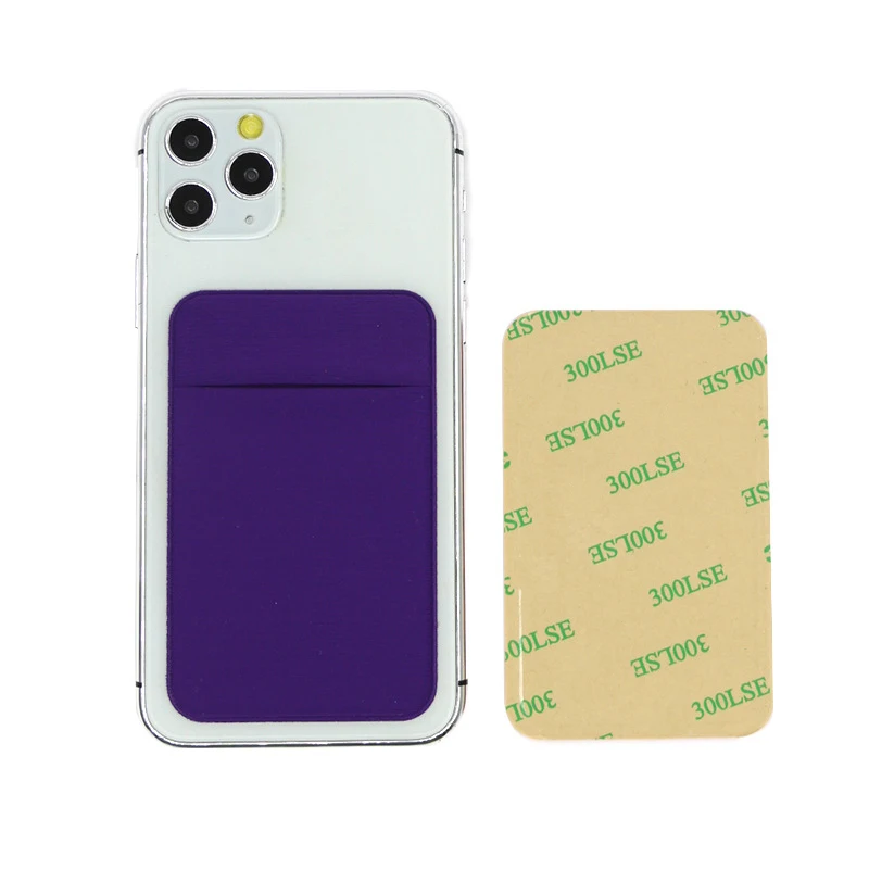 New Mobile Phone Credit Card Wallet Holder Pocket Stick-On Adhesive Elastic Tool Silicone Cover For iPhone Samsung Xiaomi Pouch | Багаж и