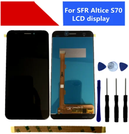 Дигитайзер сенсорного экрана и ЖК-экран в сборе с инструментами черного золотого