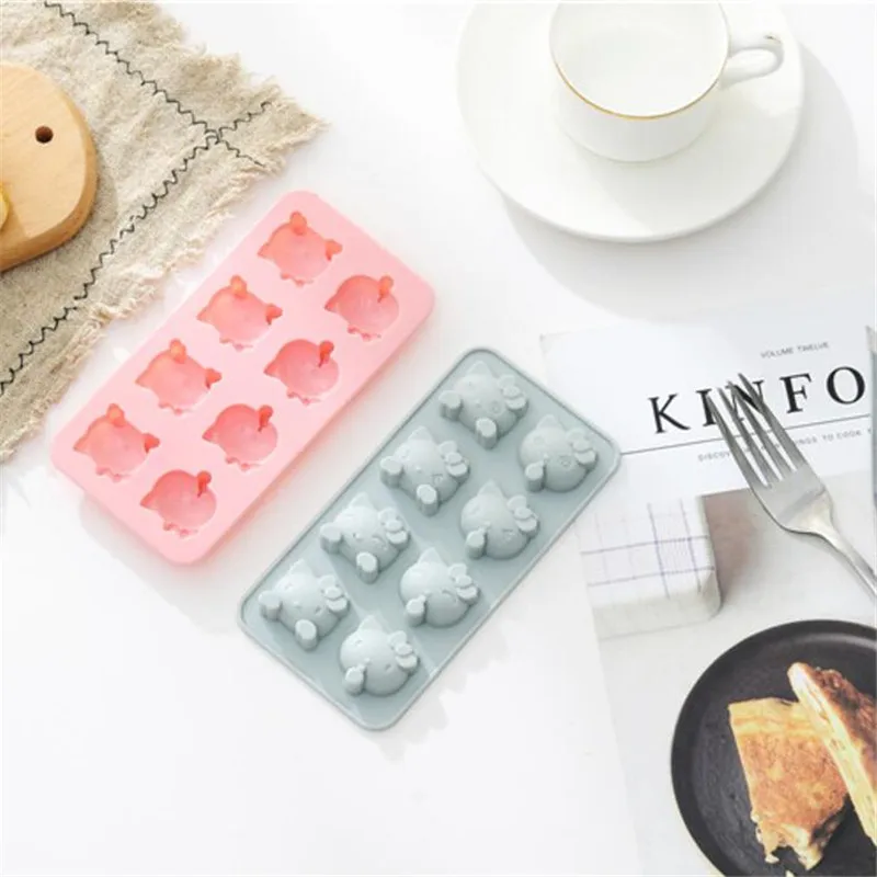 Милый Кот силиконовая форма для торта шоколадного мыла помадка сахарное