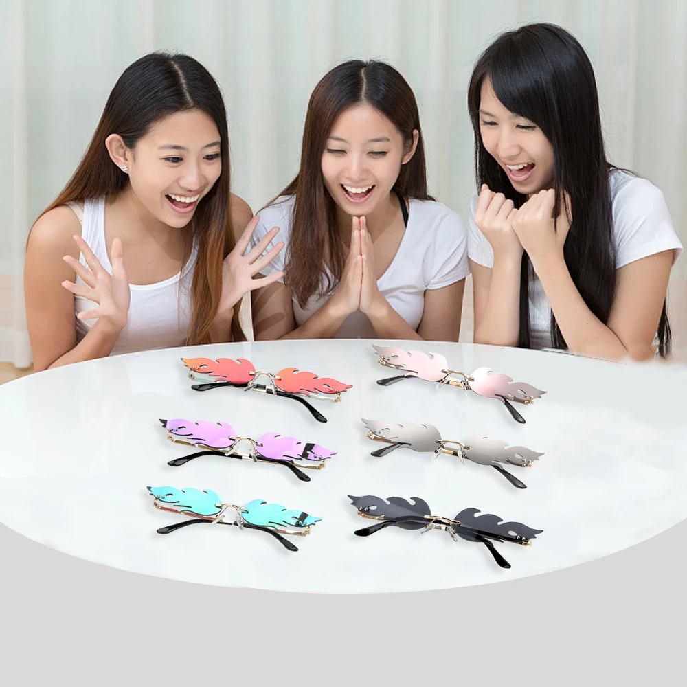 Вождение автомобиля очки трендовые узкие уличной моды УФ 400 без оправы солнечные