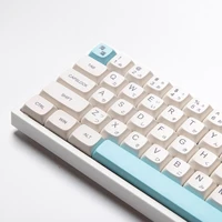 138 keys xda pbt keycap blue white theme dye sub japaneseenglish keycaps for cherry mechanical keyboard 61 64 84 108 layout
