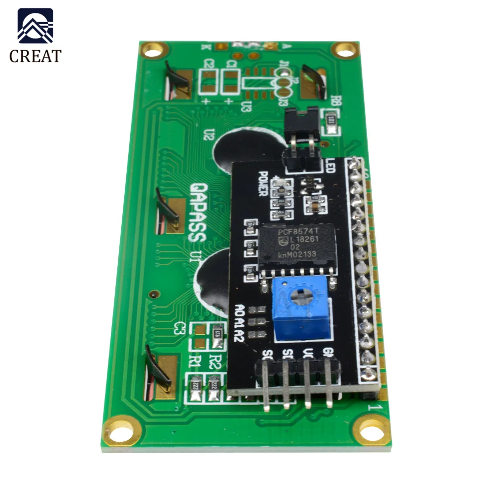 Синий дисплей IIC/I2C/TWI/последовательный интерфейс SPI 1602 16X2 16x2 символьный ЖК-модуль |