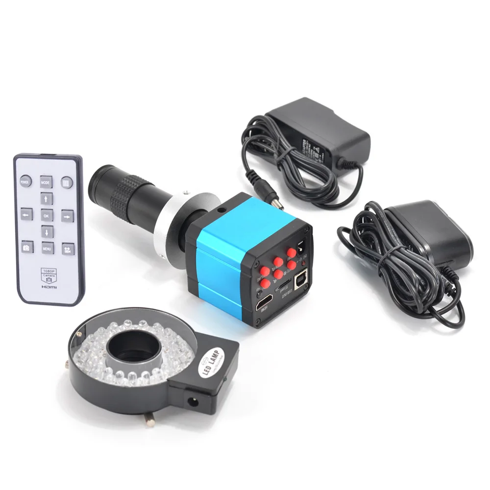 HAYEAR 14MP микроскоп камера HDMI USB Выходы цифровая Лупа 120X C mount зум объектив с 40