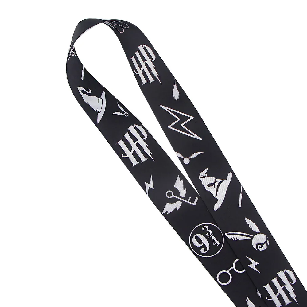 

K2134 Wholesale 20pcs/lot Magic School Caroon Lanyard Cool Print Lanyards Strap Phone Holder Neck Straps Hanging Ropes