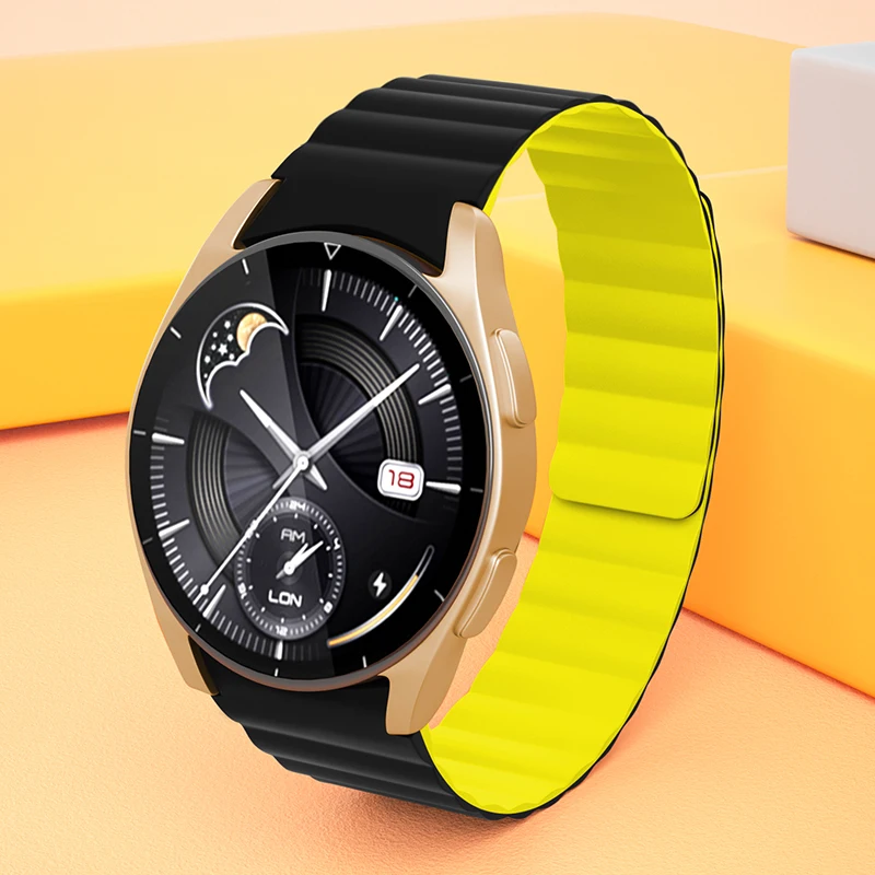 

Magnetic loop for Samsung Galxy watch 4 Classic Original Silicone Wristband Bracelet For Samsung Galaxy watch 4 40mm 44mm 46mm