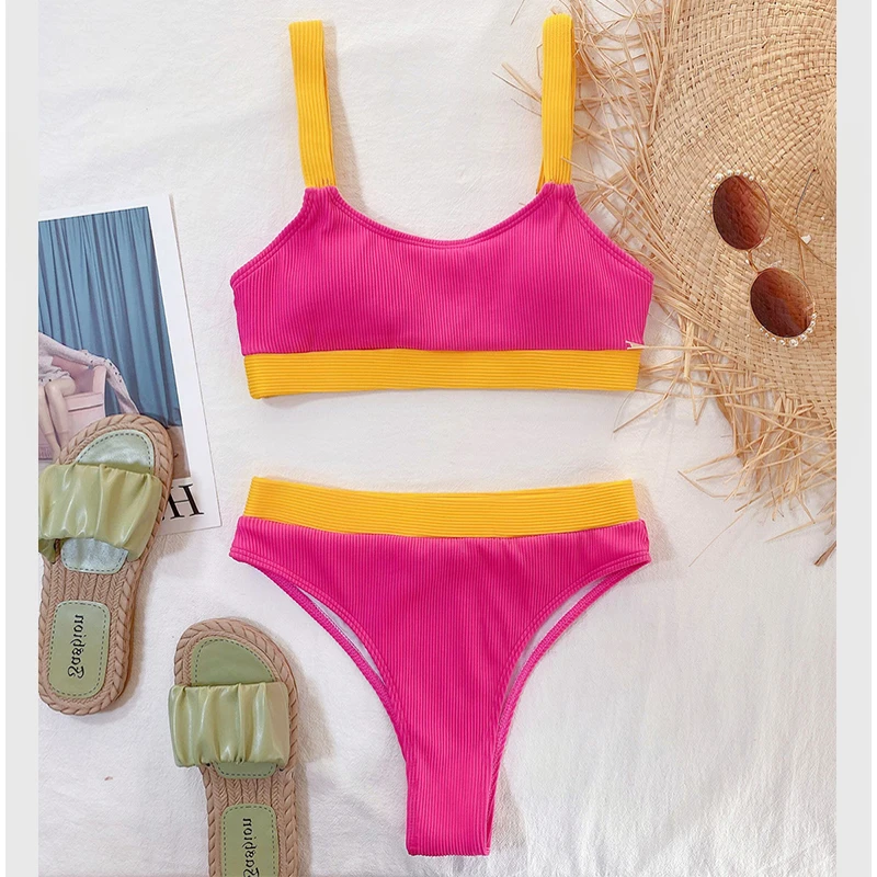 Женский купальник-бикини с эффектом пуш-ап 2 предмета | Спорт и развлечения