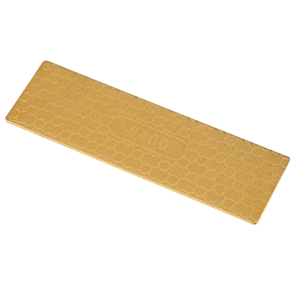 2 Sides Diamond Plate Ti Titanize Knife Sharpening Stone Whetstone 400/1000 Double-Sided Small Titanium-Plated | Дом и сад