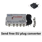 Антенна для ТВ, 234 каналов, 20 дБ, усилитель сигнала для цифрового ТВ-приставки, усилитель сигнала, усилитель, разветвитель, вилка стандарта США и ЕС