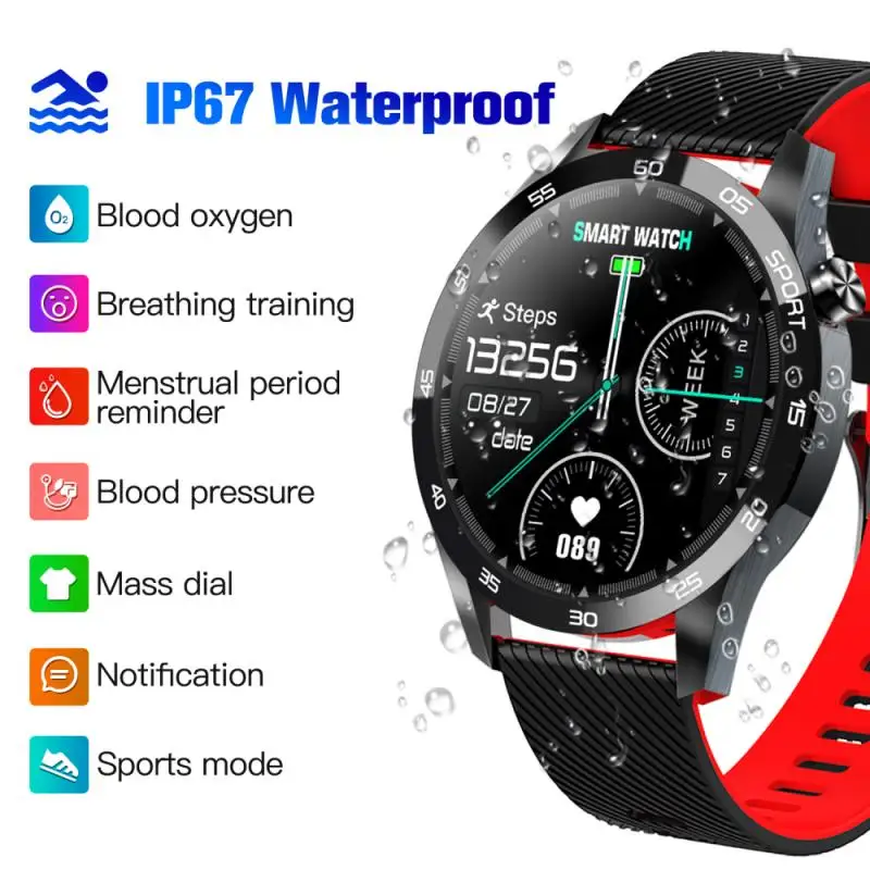 ip67 smart bluetooth compatible watch sport fitness movement passometer tracker for iosandroid smart wearable device free global shipping