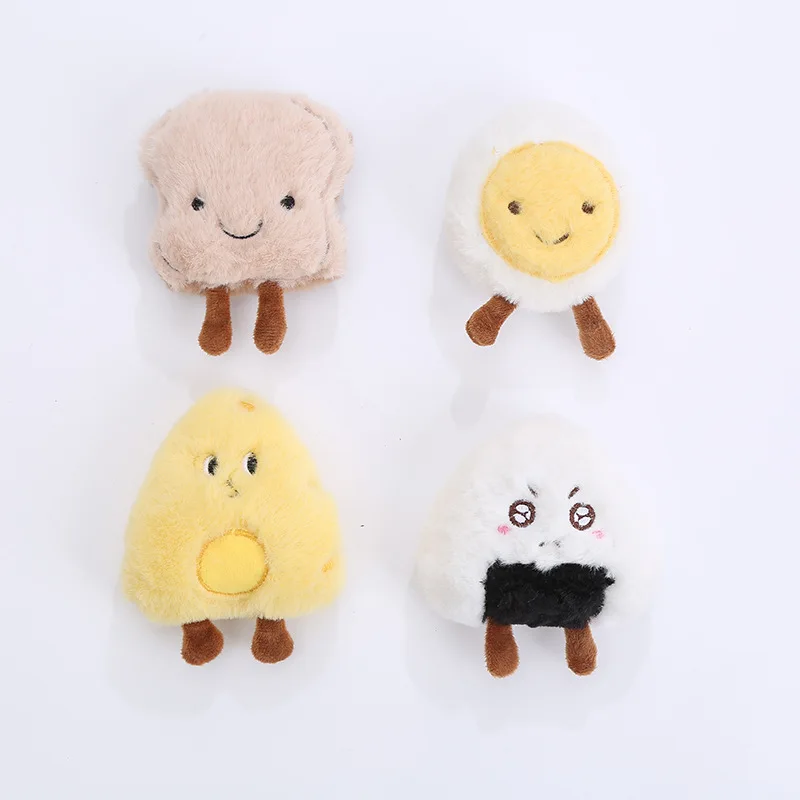 

Pet Supplies Animals Cat Dog Plush Toys Cartoon Cute Breakfast Series Pet Chew Toy Pet Interactive Supplies Dropshipping