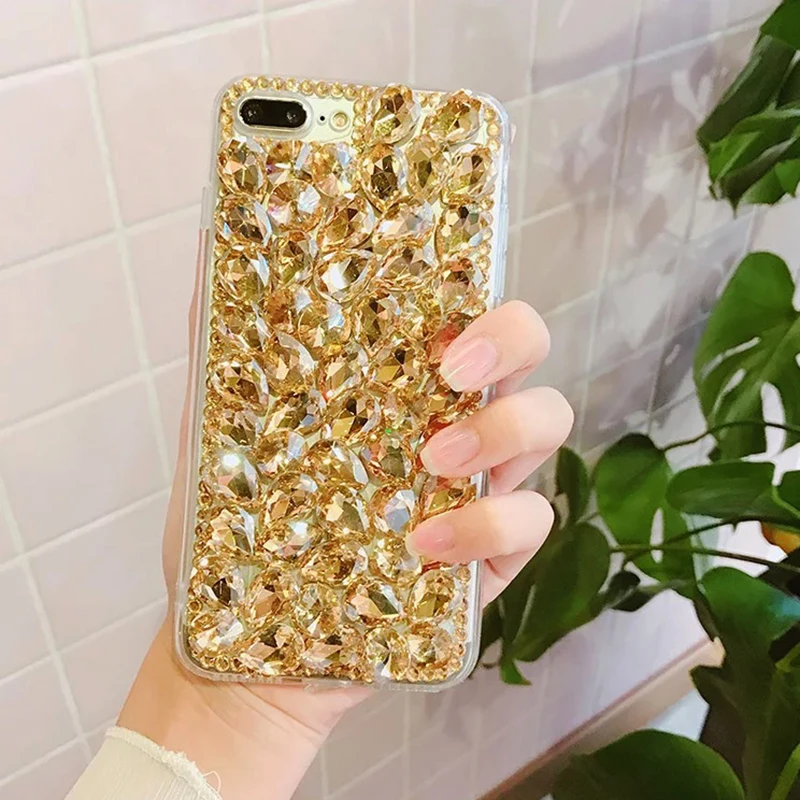 Для iPhone 11 Pro MAX 5 5S 6 6S 7 8 Plus роскошный со стразами блестящий чехол для X XS XR Case| |