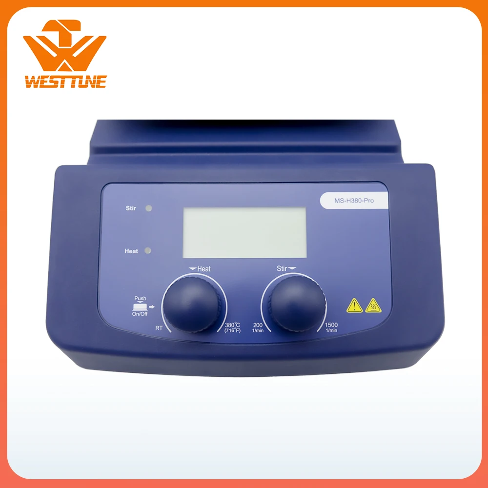 MS-H380-Pro LCD Цифровая горячая пластина магнитная мешалка со стандартной