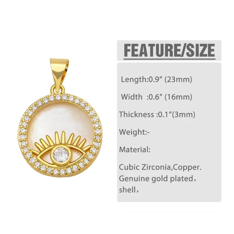 Круглый Кулон OCESRIO сделай сам с белым камнем подвеска деревом жизни от сглаза