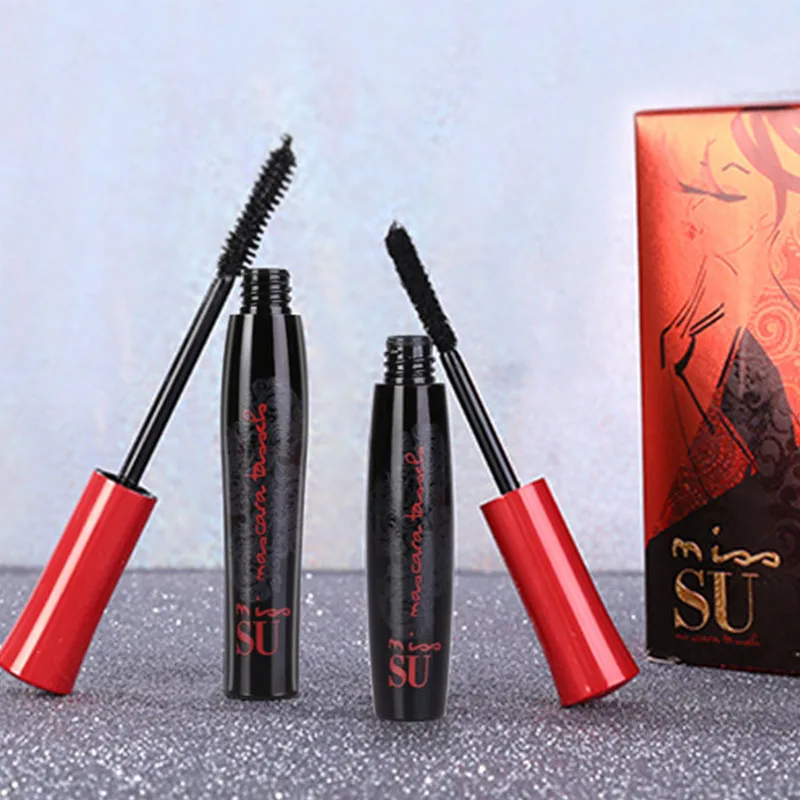 Макияж 4D шелковое волокно Тушь для ресниц водоСТОЙКАЯ Rimel тушь удлинение Черная