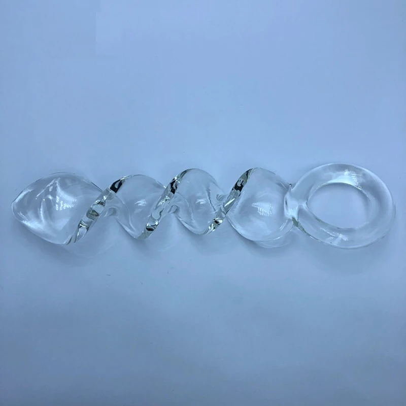 Пирекс хрустальные фаллоимитаторы спиральные G-spot Стимуляция пениса длинная