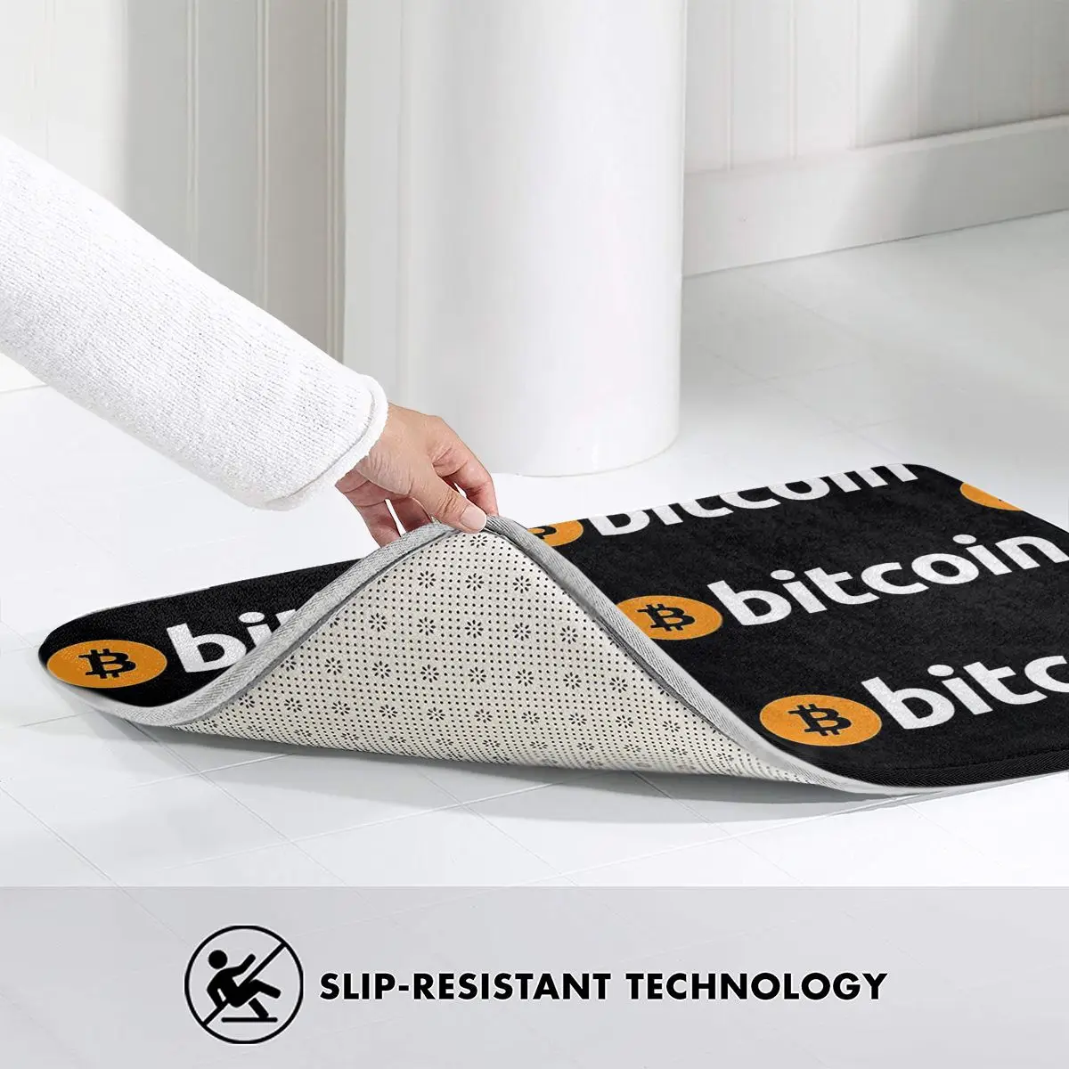 Коврик для ванной Придверный коврик биткоинов ковер гостиной балкона украшение