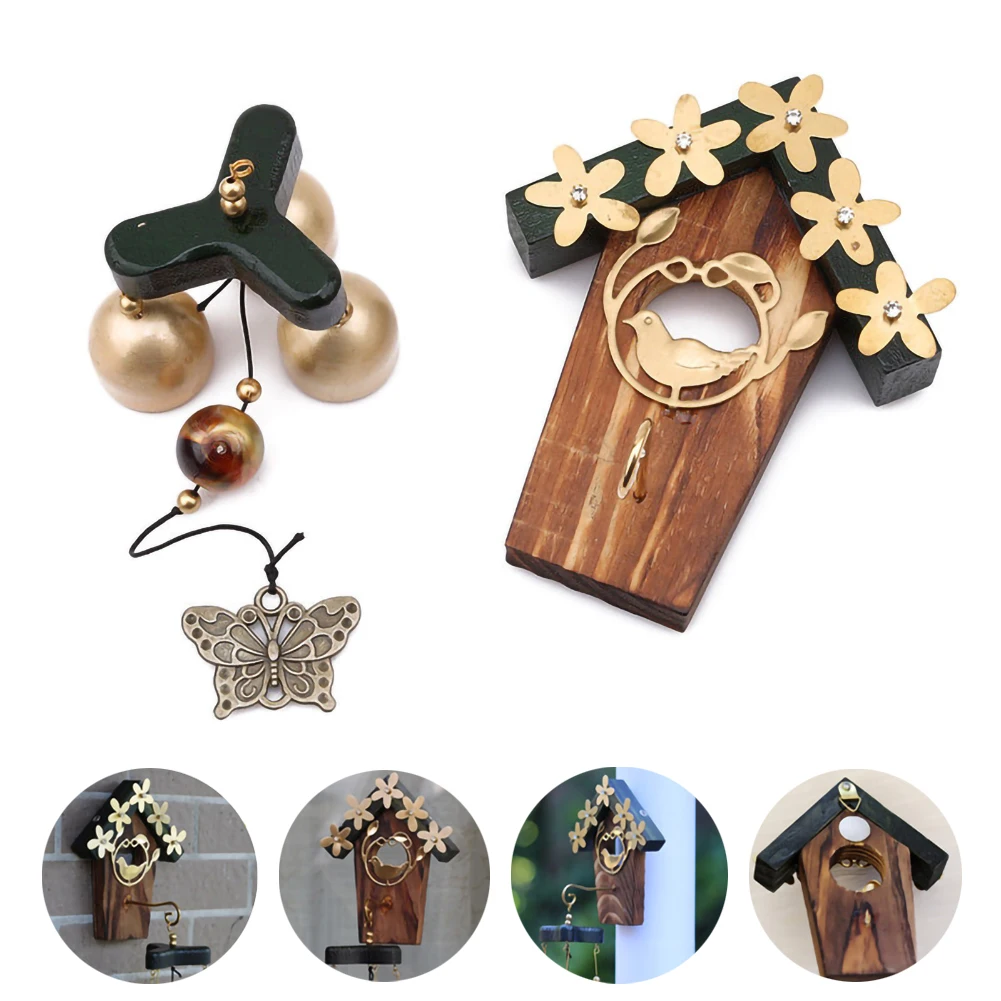 

Wind Chimes Ornaments Wind Chimes Home Decoration Luxurious Retro Wall Hanging Decoration Gift Balcony Hanging