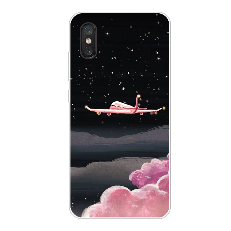 Для Xiaomi mi 8 Pro Чехол для телефона мягкий силиконовый принт задний Чехол бант для Xiaomi mi 8 Lite mi 8 SE mi 8 Pro mi 8 Lite чехол