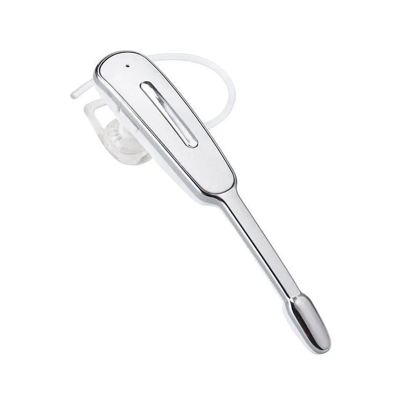 white silver Беспроводные bluetooth-наушники с Ушными крючками, гарнитура для бизнеса с микрофоном, спортивные bluetooth-наушники для iphone, samsung - Цвет: white silver