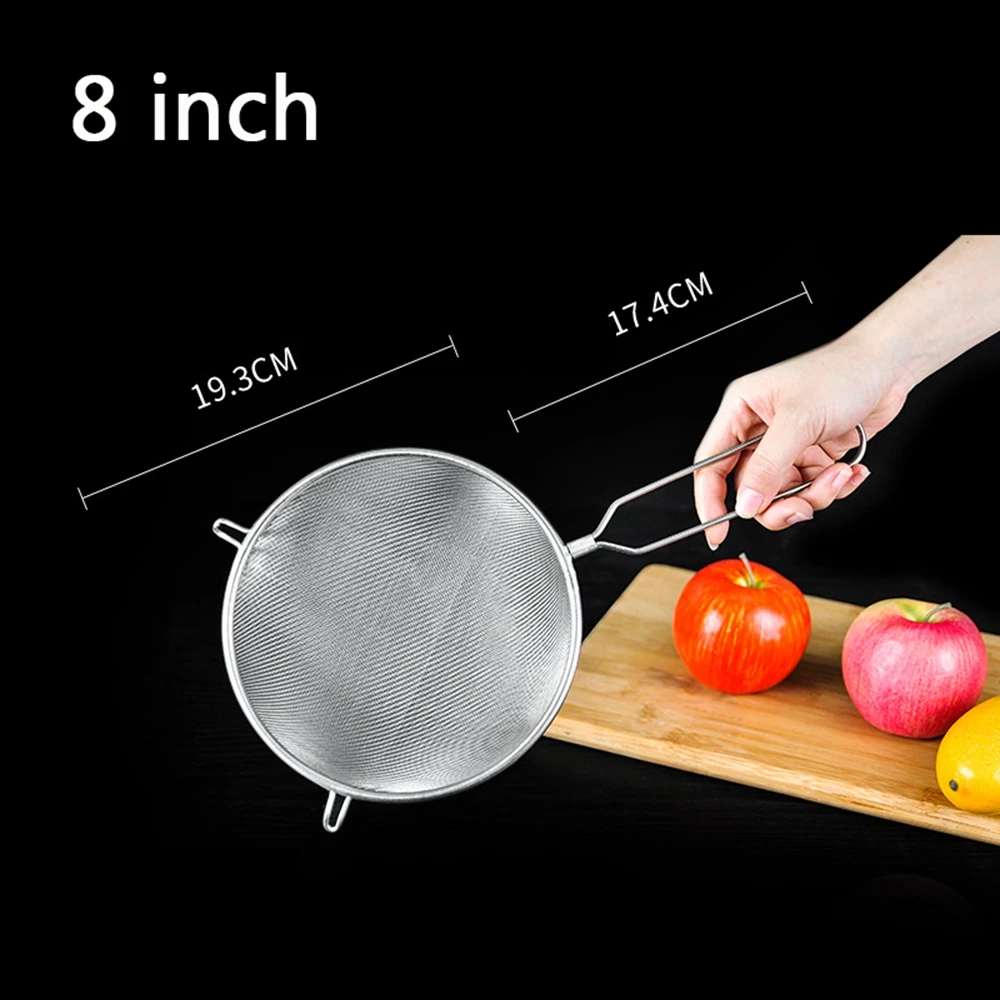 Сито сито для муки из нержавеющей стали 6/8/10/12 дюйма|Дуршлаги и сита| |