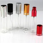 Портативный дорожный флакон для парфюма, 20 шт.лот, 5 мл, 10 мл, флакон с распылителем, Пустые контейнеры для образцов, распылитель, мини многоразовые флаконы для парфюма