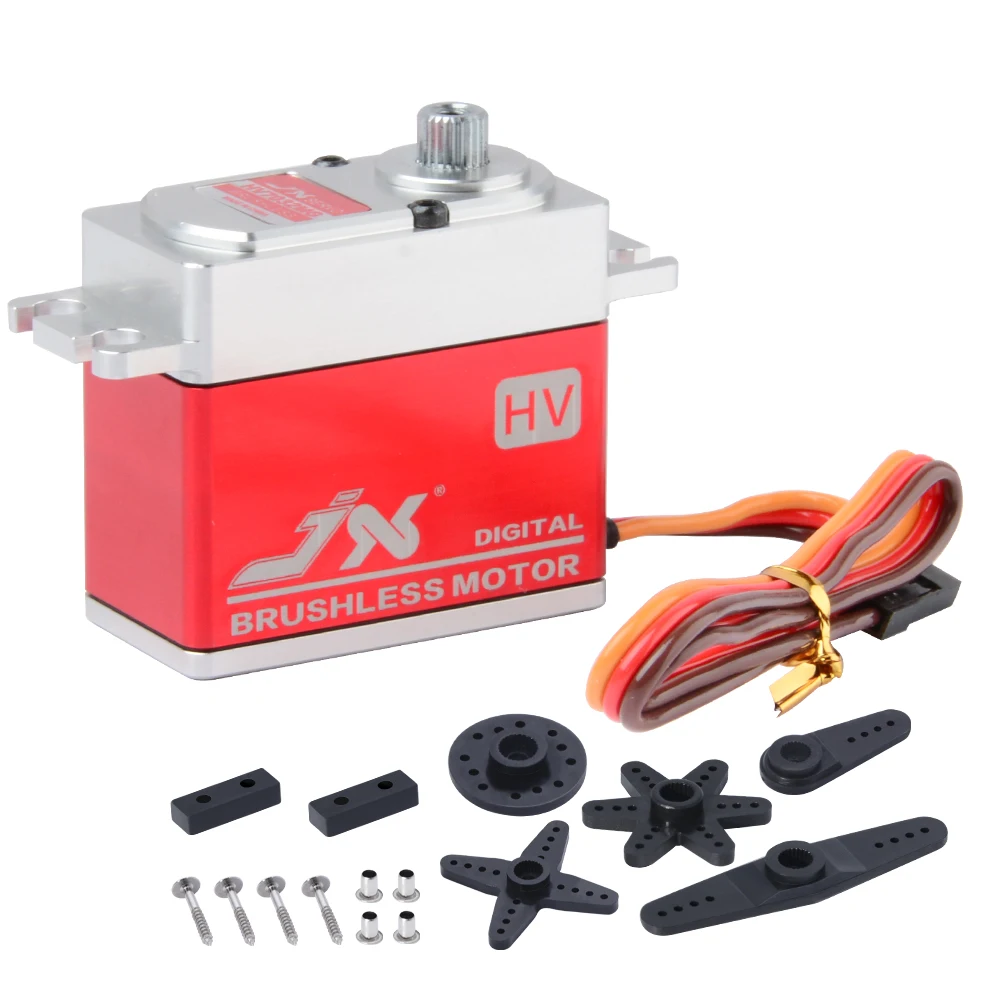 JX Servo BLS-HV7032MG 32 кг Большой Torge металлический ЧПУ высокое Напряжение цифровой сервопривод для RC вертолет Drone Запчасти