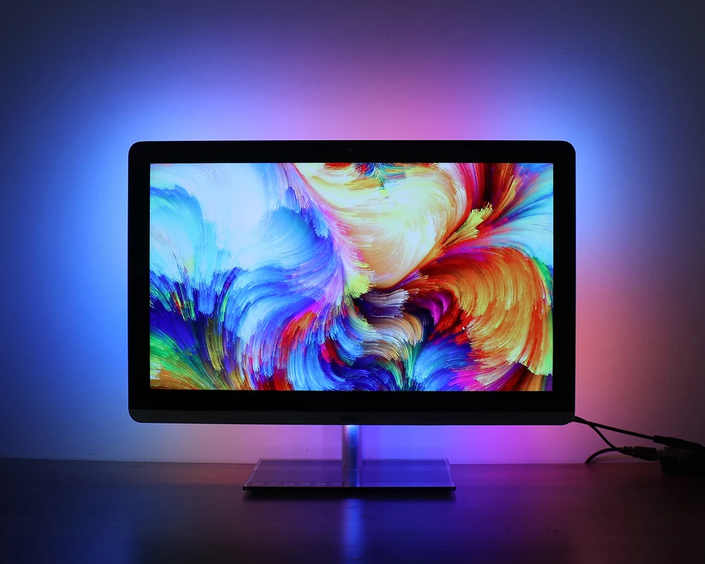 3m LED Strip Lights for PC Full Set Ambient Led Light Tape Computer Dream Color Backlight Sync with Screen DIY Kit | Лампы и освещение